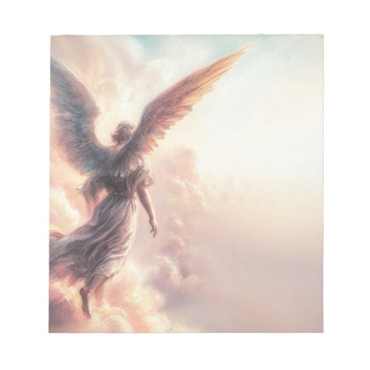 Angelic Angel Sky Clouds Notitieblok (Voorkant)