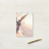 Angelic Angel Sky Clouds Post-it® Notes (Op bureau)