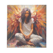 Angelic art note pad notitieblok (Voorkant)