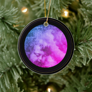 Angelic baby & Stormy Heaven/Kerstmis Keramisch Ornament