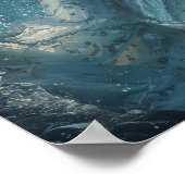 Angelic Beauty Spreiding Haar Wings Poster (Hoek)