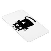 Angelic Black cat cartoon Magneet (Rechterzijde)