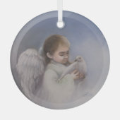 Angelic Blessings Glas Ornament (Voorkant)