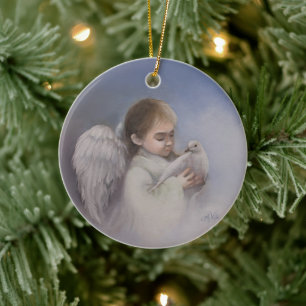 Angelic Blessings Keramisch Ornament