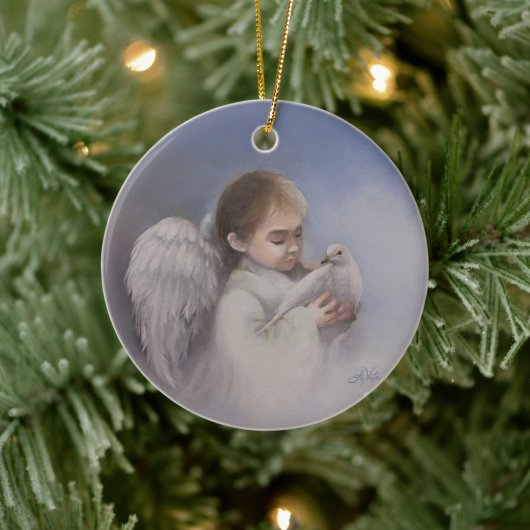 Angelic Blessings Keramisch Ornament (Boom)
