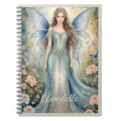 Angelic Blue Fairy Notitieboek (Voorkant)