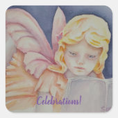 ANGELIC-CELEBRATIES VIERKANTE STICKER (Voorkant)