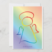 Angelic Celebrations Invitations Kaart (Voorkant)