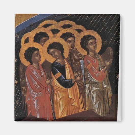 Angelic Choir of the Nativity Orthodox Icon Magneet (Voorkant)