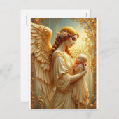 Angelic Christmas-Kaart Feestdagenkaart (Voorkant / Achterkant)