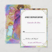 ANGELIC CHRISTMAS PARTY RSVP RESPONS (Voorkant / Achterkant)