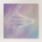 Angelic Cloudy White Vriendelijke Geest in de luch Legpuzzel (Horizontaal)