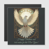 Angelic Dove Vintage Art Nouveau Vector (Voorkant / Achterkant)