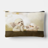 Angelic Duo: Smiling Bichon & Bao Bao Cloud Etui (Voorkant)