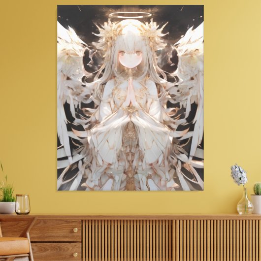 Angelic Echoes Canvas Afdruk (Insitu (Woonkamer))