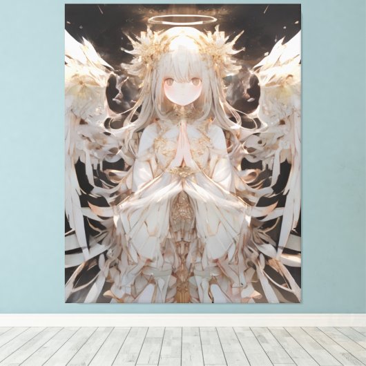 Angelic Echoes Canvas Afdruk (Insitu (Houten vloer))