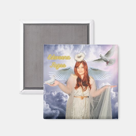 Angelic Edweena Fagee Magnet (Voorkant / Achterkant)