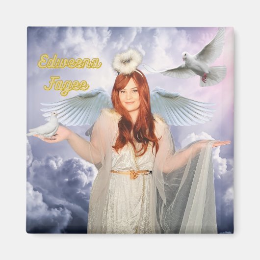 Angelic Edweena Fagee Magnet (Voorkant)