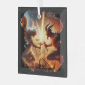 Angelic en Demonic Force Glas Ornament (Voorkant links)