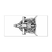 Angelic Ex-Libris Stamp Rubberstempel (Afrduk)