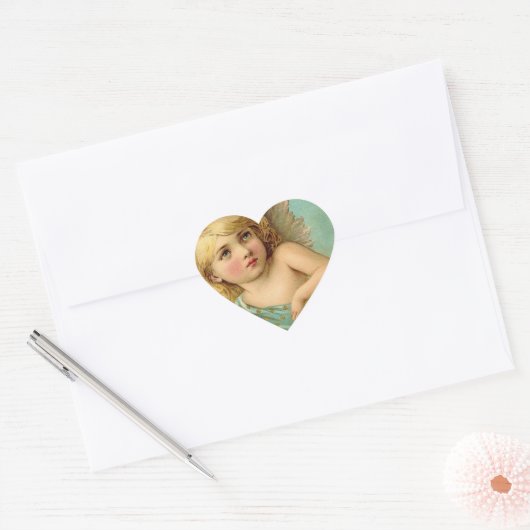  Angelic Expression Heart Hart Sticker (Envelop)
