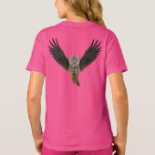 Angelic Feline: een Schattigee kat met vleugels T-shirt (Achterkant)