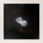Angelic Fiery Transparent Vrouw Spirit Legpuzzel (Horizontaal)