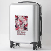 Angelic Figures Mid-Century Modern Kitschmas Sticker (Koffer)