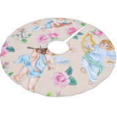 Angelic Florals: Cupidopatroon Kerstboom Rok (Gekanteld)