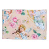 Angelic Florals:  Cupidopatroon Kussensloop (Achterkant)