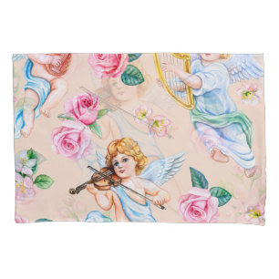 Angelic Florals:  Cupidopatroon Kussensloop