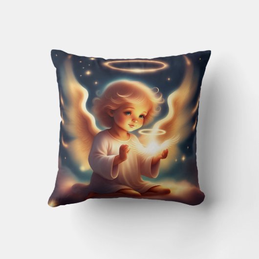 Angelic Glow-Sierkussen Kussen (Achterkant)