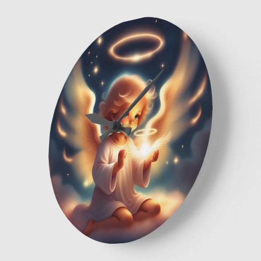 Angelic Glow Wandklok (Hoek)