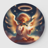 Angelic Glow Wandklok (Voorkant)