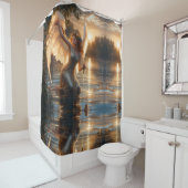 "Angelic Grace bij zonsopgang" Douchegordijn (In situ)