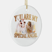 Angelic Heavenly "You are My Special Angel" Keramisch Ornament (Rechts)