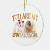 Angelic Heavenly "You are My Special Angel" Keramisch Ornament (Links)