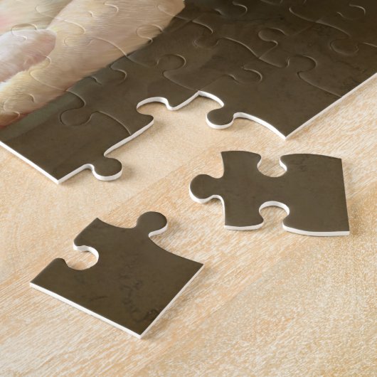 Angelic Hond en Kat op Cloud Legpuzzel (Zijkant)