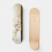 Angelic Hond en Kat op Cloud Persoonlijk Skateboard (Voorkant)