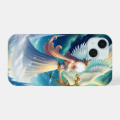 Angelic Landscape Twee iPhone 15 Case (Achterkant horizontaal)