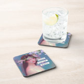 Angelic Maiden en Inspirerend Quote Etherisch Bier Onderzetter (Rechterzijde)