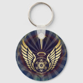 Angelic- Merkaba-Metatron cube Sleutelhanger (Voorkant)