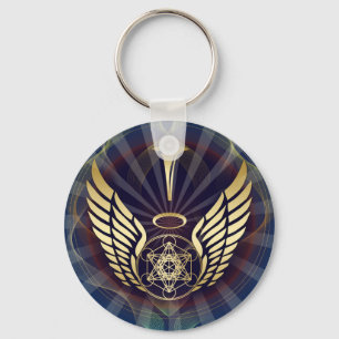 Angelic- Merkaba-Metatron cube Sleutelhanger