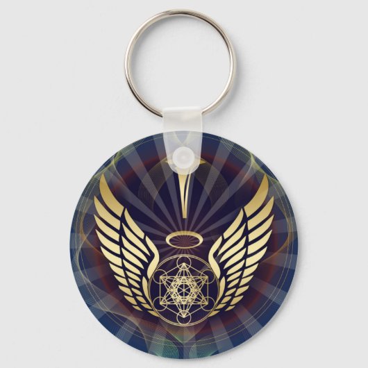Angelic- Merkaba-Metatron cube Sleutelhanger (Voorkant)