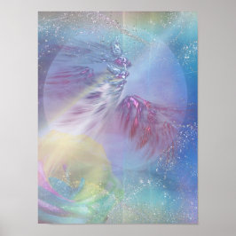 Angelic Moon Dream Poster