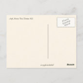 Angelic Musician Briefkaart (Achterkant)