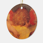 Angelic Musician Keramisch Ornament (Links)