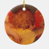 Angelic Musician Keramisch Ornament (Achterkant)