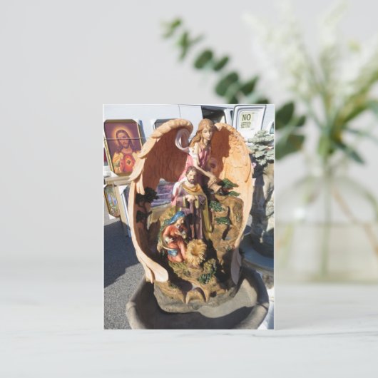 Angelic Natitivity Briefkaart (Staand voorkant)