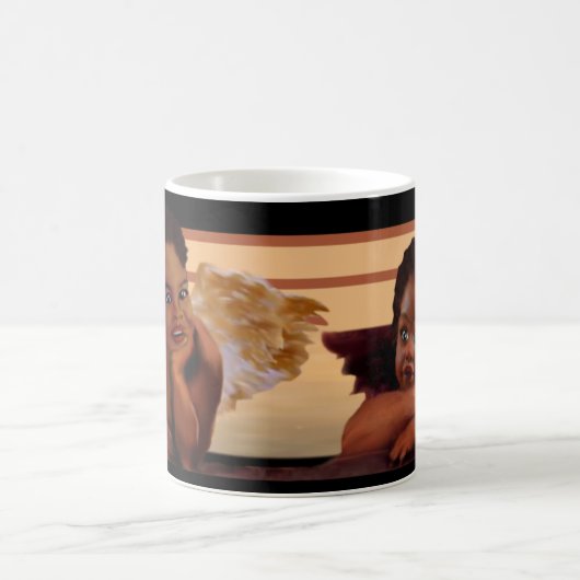 Angelic Nubian Cherubs Koffiemok (Center)